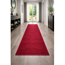 AKCE: 300x60 cm Běhoun na míru Eton vínově červený - obšitý ze všech stran