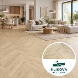 AKCE: Kliková podlaha se zámky Vinylová podlaha kliková Canadian Design Herringbone Premium Whistler