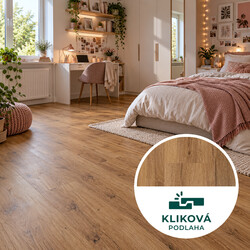 Vinylová podlaha kliková Green line Dub nature