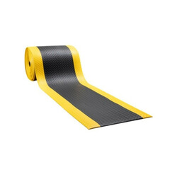 AKCE: 100x60 cm Gumová rohož 650 Base+ Economic black/yellow