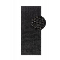 DOPRODEJ: 80x200 cm Běhoun Bouclé Jute 105976 Black