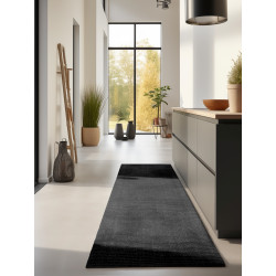 DOPRODEJ: 80x200 cm Běhoun Bouclé Jute 105976 Black