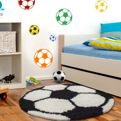 Dětský kusový koberec Fun 6001 black